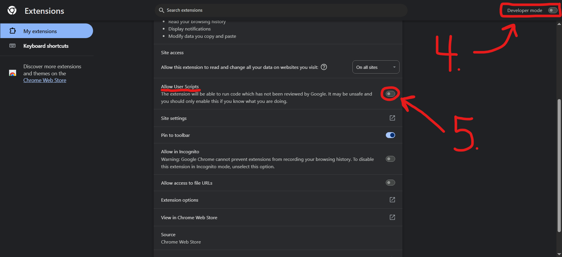 Step 2: Activate Tampermonkey (Critical!) - Activation Steps 5